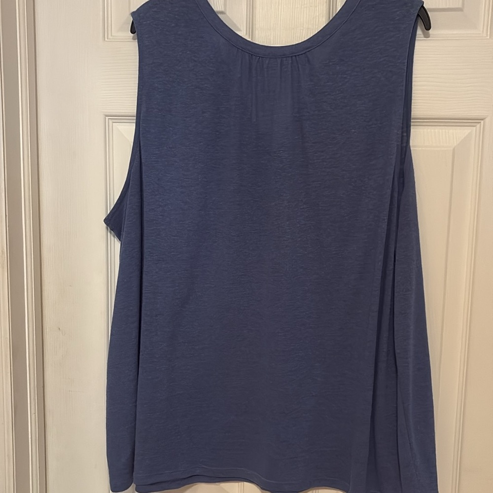 Old Navy Deep Blue Tank Top - Picture 2 of 3